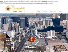 Tablet Screenshot of compassinvestments.net